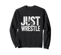 Just Wrestle Graphic Design per gli appassionati di sport Felpa