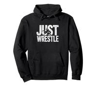 Just Wrestle Graphic Design per gli appassionati di sport Felpa con Cappuccio