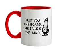 Just You, The Sails & The Vento - Tazza IN Ceramica - Windsurf Vela