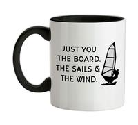 Just You, The Sails & The Vento - Tazza IN Ceramica - Windsurf Vela