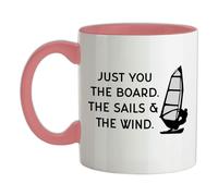 Just You, The Sails & The Vento - Tazza IN Ceramica - Windsurf Vela
