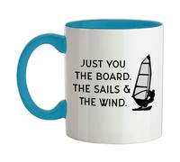 Just You, The Sails & The Vento - Tazza IN Ceramica - Windsurf Vela