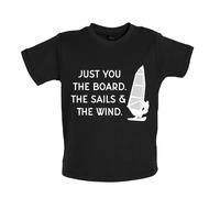 Just You, The Sails & The Wind - Bambino T-Shirt / Body - Windsurf