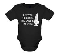 Just You, The Sails & The Wind - Bambino T-Shirt / Body - Windsurf