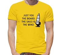 Just You, The Sails & The Wind - T-Shirt - Windsurf a Vela