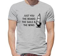 Just You, The Sails & The Wind - T-Shirt - Windsurf a Vela
