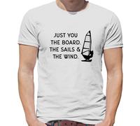 Just You, The Sails & The Wind - T-Shirt - Windsurf a Vela