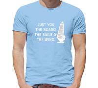 Just You, The Sails & The Wind - T-Shirt - Windsurf a Vela