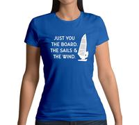 Just You, The Sails & The Wind - T-Shirt - Windsurf Sail
