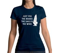 Just You, The Sails & The Wind - T-Shirt - Windsurf Sail