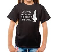Just You, The Sails & The Wind - T-Shirt - Windsurf Vela