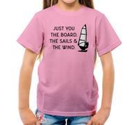 Just You, The Sails & The Wind - T-Shirt - Windsurf Vela