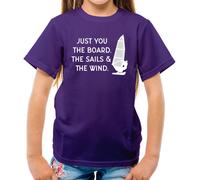 Just You, The Sails & The Wind - T-Shirt - Windsurf Vela