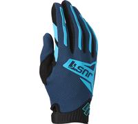 Just1 J-Force 2.0 Guanti da motocross, nero-blu, taglia S per maschi