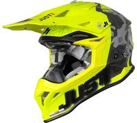 Just1 J39 Kinetic Casco motocross, nero-giallo, taglia 2XL per maschi