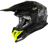 Just1 J39 Kinetic Casco motocross, nero-grigio, taglia XL per maschi