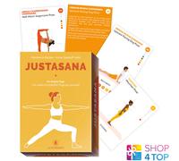 Justasana Carte Strato Lo Scarabeo Yoga Posizioni Pratica Inglese Edizione Nuovo