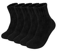 Justay 5Paia Calze Merino Uomo Invernali Calzini Termiche in Lana Inverno Autunno Grosso Termico Calze Caldi in Cotone Escursioni Trekking Regalo