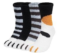 Justay Comf 4 Paia Calze Uomo Spugna Termiche e Calzini Uomo Lunghe in Inverno Taglia unica mix2