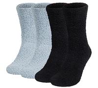 Justay Comf 4 Paia Calze Uomo Spugna Termiche e Calzini Uomo Lunghe in Inverno Taglia unica mix4