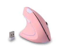 Justdfine Mouse Ergonomico 2.4G Mouse Verticale Senza Fili con Ricevitore USB Mancini, 1600D-PI 6 Tasti, Mouse Ergonomico Sinistro Verticale Ergonomico per Computer Portatile Ufficio, PC di Quinta