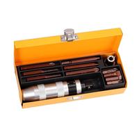 Justech 12pz 1/2" Set di Cacciavite a Percussione con Intaglio a Croce Avvitatore ad Impulsi Cacciavite ad Impulsi Kit Giravite a Percussione Impugnatura a Mano Impugnatura per Impieghi Gravosi