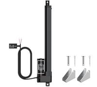 Justech 12V DC Attuatore Lineare Multifunzione Motore 2000N 300mm Sollevatore Corsa Motore Elettrico per Auto Automobile RV Elettrico Apricancello Industriale Macchine Agricole Industriali Pulizia