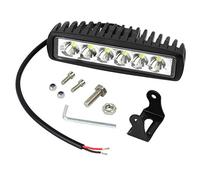 Justech 18W Faro da Lavoro Barra LED Proiettore Riflettore Faretto a LED Fendinebbia Lampada Luci da Lavoro Luce di Proiettore a LED Proiettore Riflettore