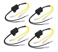 Justech 4 Pezzi Resistenza del Moto Resistore di Decodifica LED 25W Degli Indicatori di Direzione del Moto Resistore di Lampeggiatore Indicatore Senza Errori al Carico Flash Per Moto Scooter