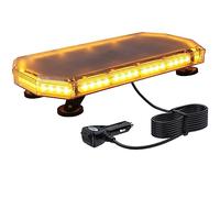 Justech 56LED Luci Lampeggianti Emergenza con 16 Modalità 12/24V Barra Luminosa Stroboscopica Impermeabile con Interruttore di Controllo Luce Stroboscopica d'Avvertimento per Veicolo Rimorchio Camion