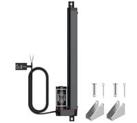 Justech Attuatore Lineare Motore Multifunzione 12V DC 1500N 300mm Sollevatore Corsa Motore Elettrico Per Auto Automobile RV Elettrico Apricancello Industriale Macchine Agricole Industriali Pulizia