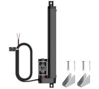 Justech Attuatore Lineare Multifunzione Motore 12V DC 1000N 250mm Attuatori Lineari 14 mm/s Motore Lineare Attuatore Regolabile Sollevatore Corsa Motore Elettrico per Motore Elettrico DIY