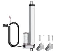 Justech Attuatore Lineare Multifunzione Motore 12V DC 1500N 200mm Attuatori Lineari 10 mm/s Motore Lineare Attuatore Regolabile Sollevatore Corsa Motore Elettrico per Motore Elettrico DIY