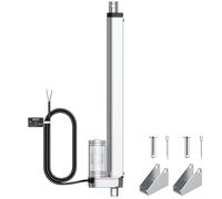 Justech Attuatore Lineare Multifunzione Motore 12V DC 1500N 300mm Attuatori Lineari 10 mm/s Motore Lineare Attuatore Regolabile Sollevatore Corsa Motore Elettrico per Motore Elettrico DIY