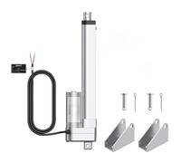 Justech Attuatore Lineare Multifunzione Motore 12V DC 3000N 200mm Sollevatore Corsa Motore Elettrico Per Auto Automobile RV Elettrico Apricancello Industriale Macchine Agricole Industriali Pulizia