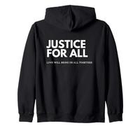 Justice for all: Love Felpa con Cappuccio