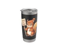 Justice For Gingers Carino Scoiattolo Orgoglioso Rossa Zenzero Bicchiere termico in acciaio inox doppia parete