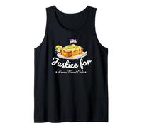 Justice for Lemon Pound Cake Funny Patriotic Dessert Graphic Canotta
