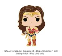 Justice League (2017) Wonder Woman 4” Funko Pop Pin Chase smaltato spedisce 1 i