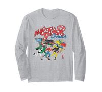 Justice League all Star Comics Maglia a Manica