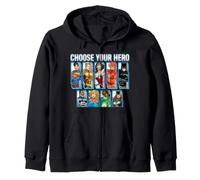 Justice League Choose Your Hero Felpa con Cappuccio