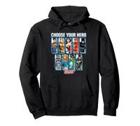 Justice League Choose Your Hero Felpa con Cappuccio