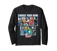 Justice League Choose Your Hero Maglia a Manica