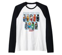 Justice League Choose Your Hero Maglia con Maniche Raglan