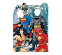 Justice League Comic Style Ufficiale Dimensione Bambino Stand In Cartone Cutout