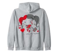 Justice League Harley Quinn Puddin' Felpa con Cappuccio