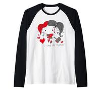 Justice League Harley Quinn Puddin' Maglia con Maniche Raglan