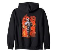 Justice League Lobo Unbound Bounty Hunter Felpa con Cappuccio