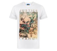 Justice League - Maglietta con i personaggi a fumetti - Uomo (NS4411)