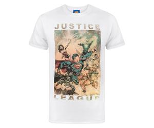 Justice League - Maglietta con i personaggi a fumetti - Uomo (NS4411)